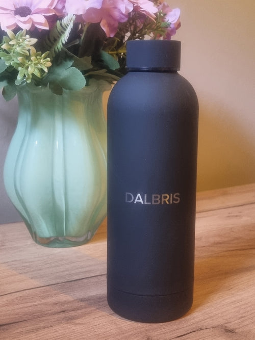 DALBRIS Dobbeltvegg Vakuumflaske 500ml – Soft Touch Gummilakk i Rustfritt Stål